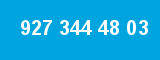 927 344 48 03 927 344 48 03